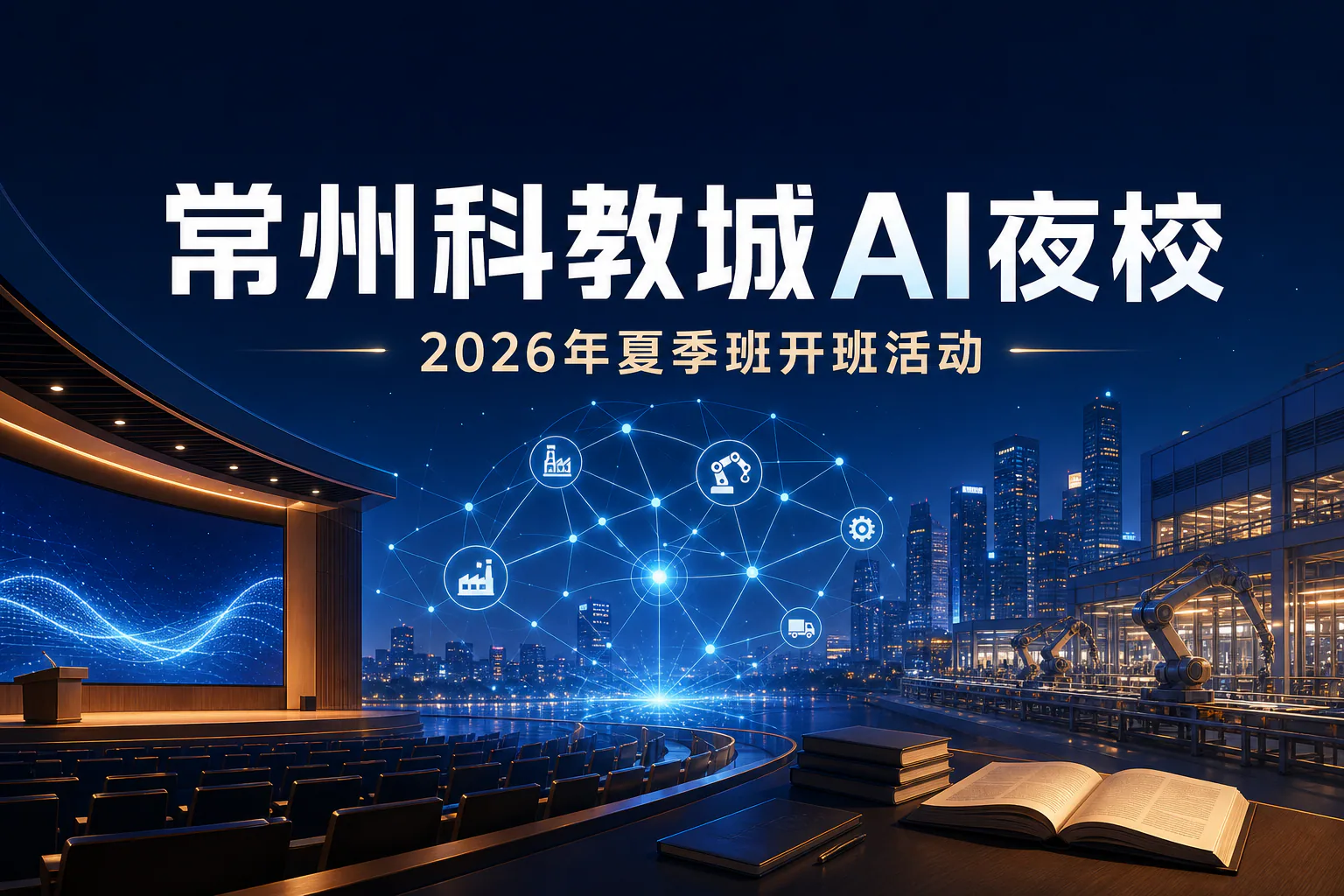 常州科教城 AI 夜校 2026 年夏季班开班活动